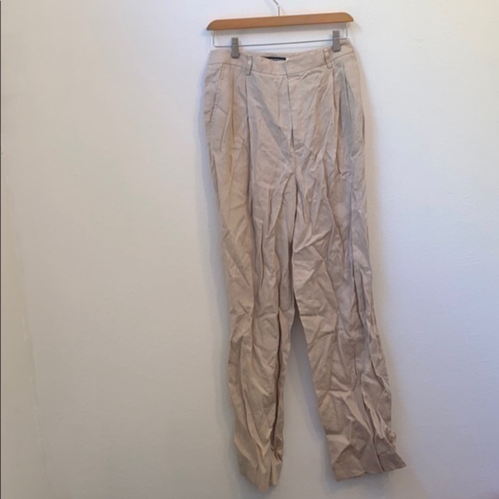 Linda Allard EllenTracy size 8 beige pants